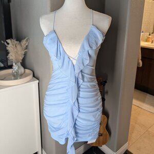 NWT Plunge Mini Dress